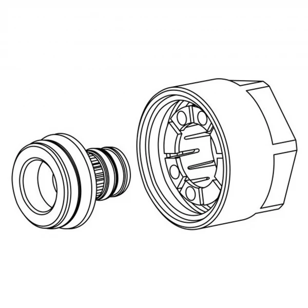 Евроконус Rehau RAUTITAN flex/pink Ø20 × 2,8 × 3/4"